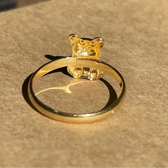 18k Teddy Bear Ring - Picture 11 of 12